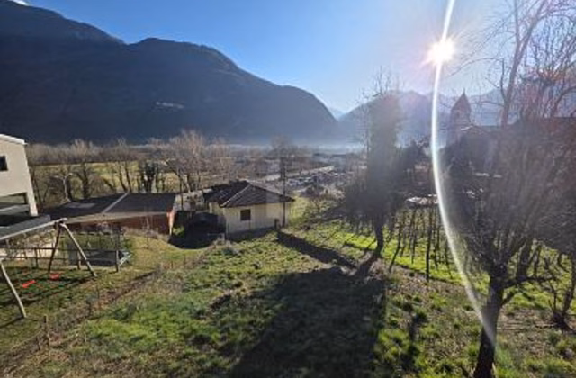 In a quiet, sunny location with a view