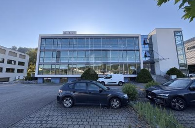 Representative office with glass façade