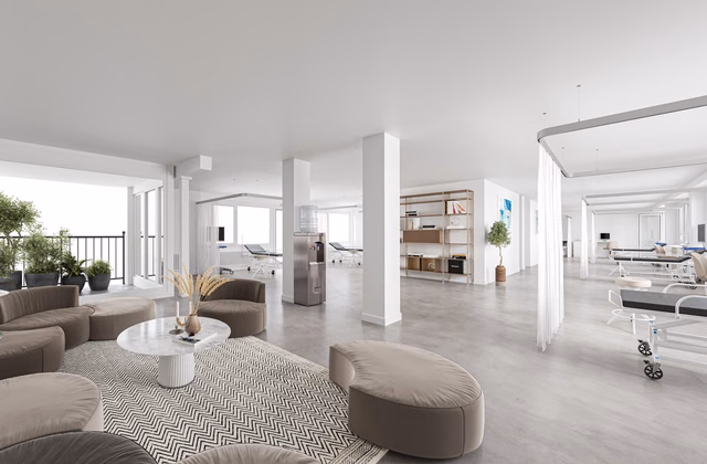 Modern rental space for office, medical practice or retail to let