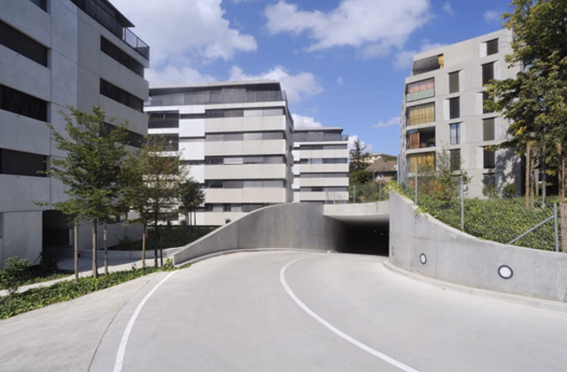 Small indoor parking space near the city center