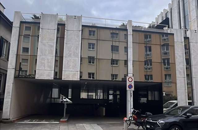 Secure indoor parking space