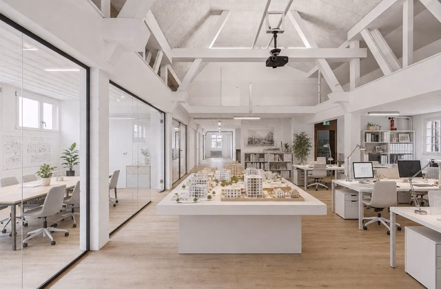 Representative. Inspiring. Central. - Your commercial space with loft character