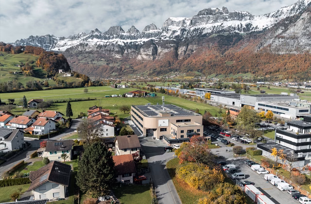 Attractive industrial and commercial spaces in Flums
