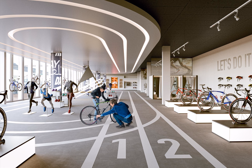 Attractive retail and office spaces directly at Horgen Oberdorf station, Fabrikgasse / Dammstrasse, 8810 Horgen, Zurich, CH