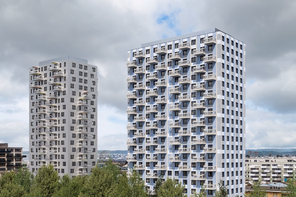 New commercial spaces with customizable fit-out options, Am Stadtrand, 8600 Dübendorf, Zurich, CH