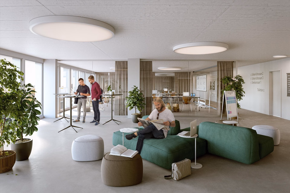 Attractive commercial and office space directly at Horgen Oberdorf train station, Fabrikgasse / Dammstrasse, 8810 Horgen, Zurich, CH