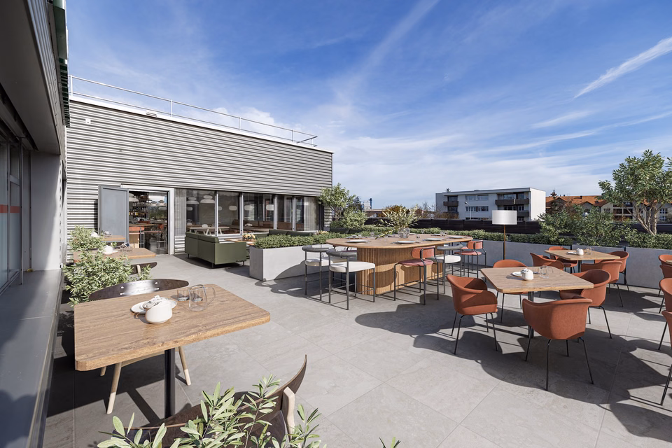 Practice space on 2nd floor with access to the terrace - Seepark Shopping Centre, EKZ Seepark, Bleichestr., 8280 Kreuzlingen, Thurgau, CH