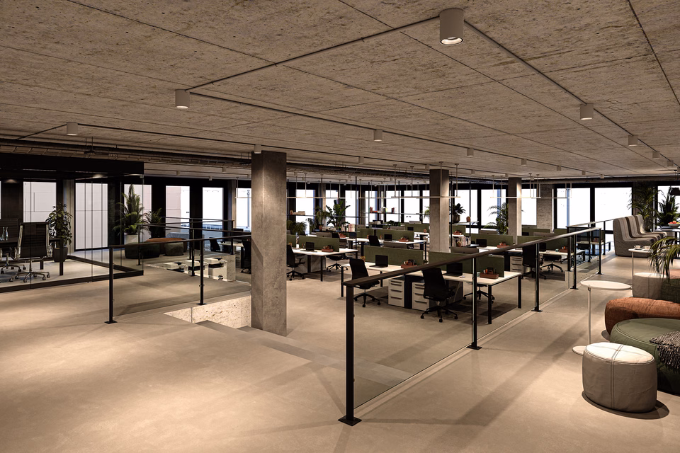 Attractive commercial and office spaces directly at Horgen Oberdorf station, Fabrikgasse / Dammstrasse, 8810 Horgen, Zurich, CH
