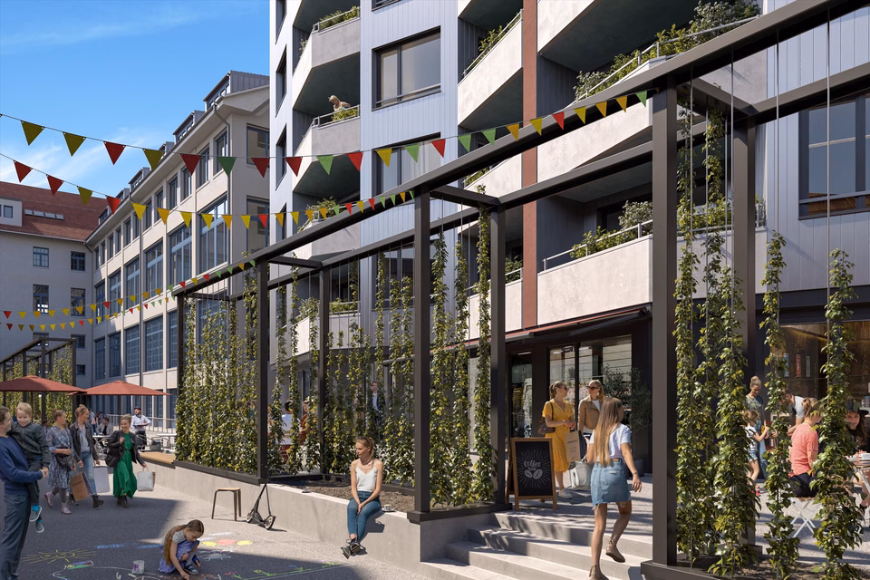 Attractive commercial and office spaces directly at Horgen Oberdorf train station, Fabrikgasse / Dammstrasse, 8810 Horgen, Zurich, CH