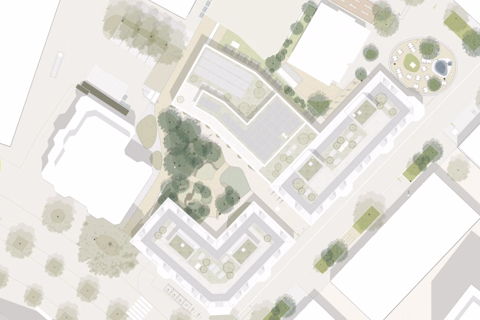 Atelier spaces on the ground floor – Maison Hulot, Poststrasse, 8610 Uster, Zurich, CH
