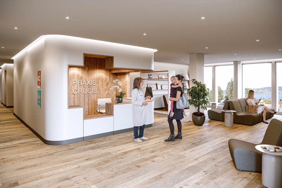 Central and flexibly usable commercial premises in the Horgen Oberdorf site, Fabrikgasse / Dammstrasse, 8810 Horgen, Zurich, CH