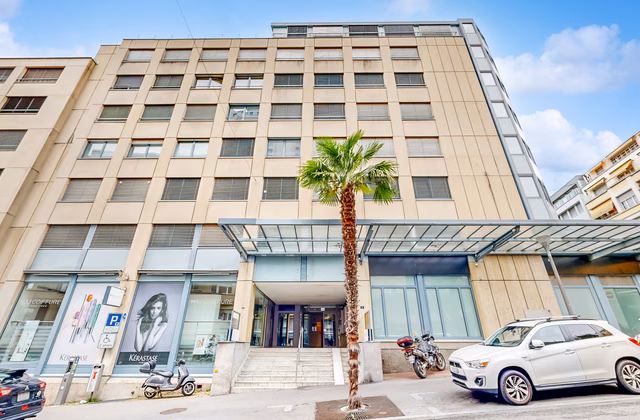Ground-floor commercial space in an administrative building