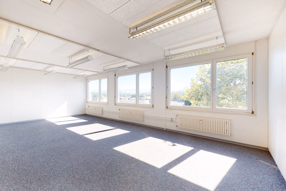 Representative commercial building in the immediate vicinity of the train station, Worbstrasse, 3073 Gümligen, Bern, CH