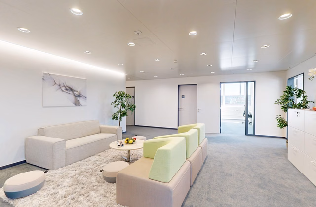 Fitted office spaces in Winterthur - office furniture included free!