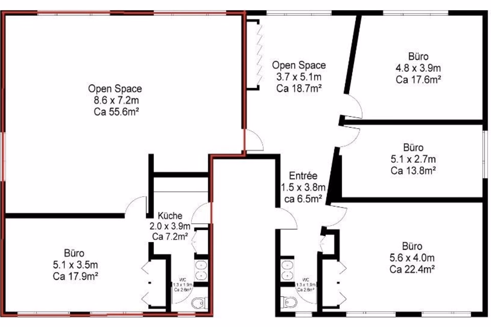 Your 84m2 commercial property in the centre of Horw!, Schulhausstrasse, 6048 Horw, Lucerne, CH