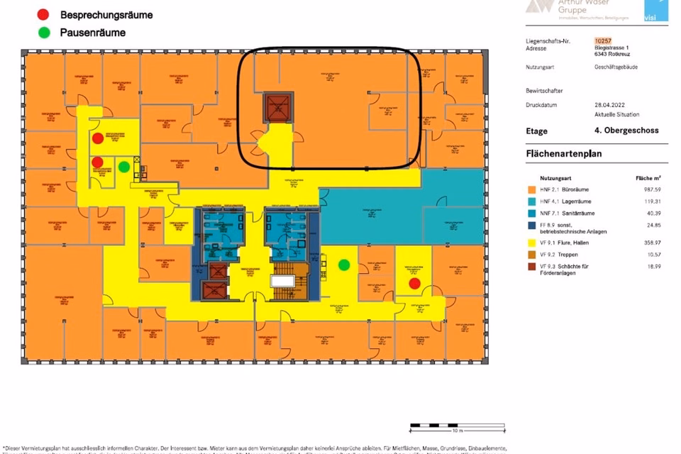 Attractive office space in Rotkreuz, Blegistrasse, 6343 Rotkreuz, Zug, CH