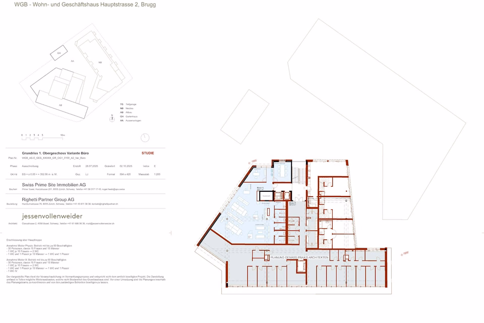 Your new office or practice location of approx. 237 m² in Brugg - stylish and comfortable!, Hauptstrasse, 5200 Brugg, Aargau, CH