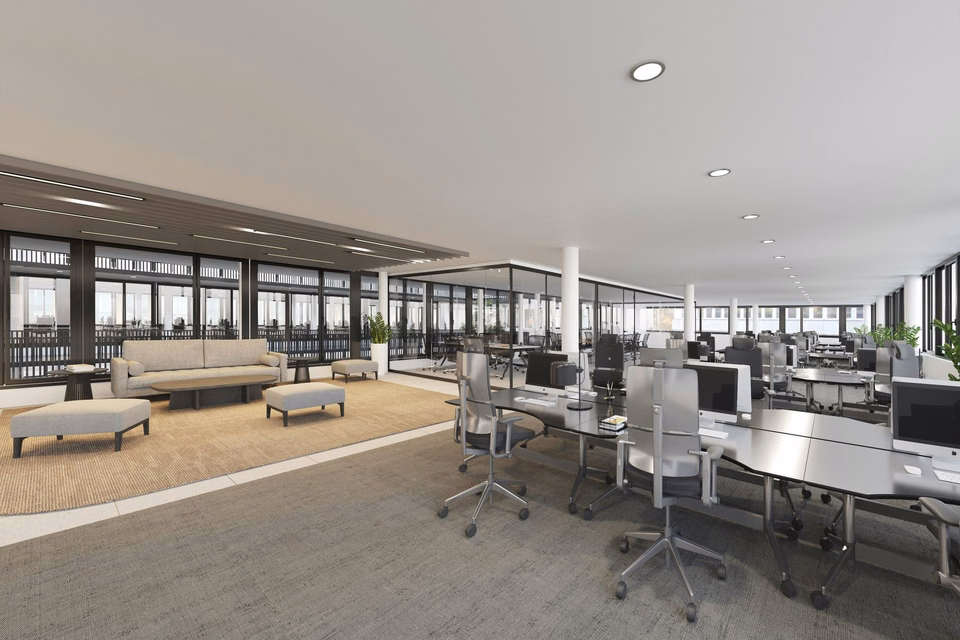 Offices, medical practice or showroom from 150 m2 to 1'120 m2 — a different concept: light-filled with patio flair, Täfernstrasse, 5405 Baden-Dättwil, Aargau, CH