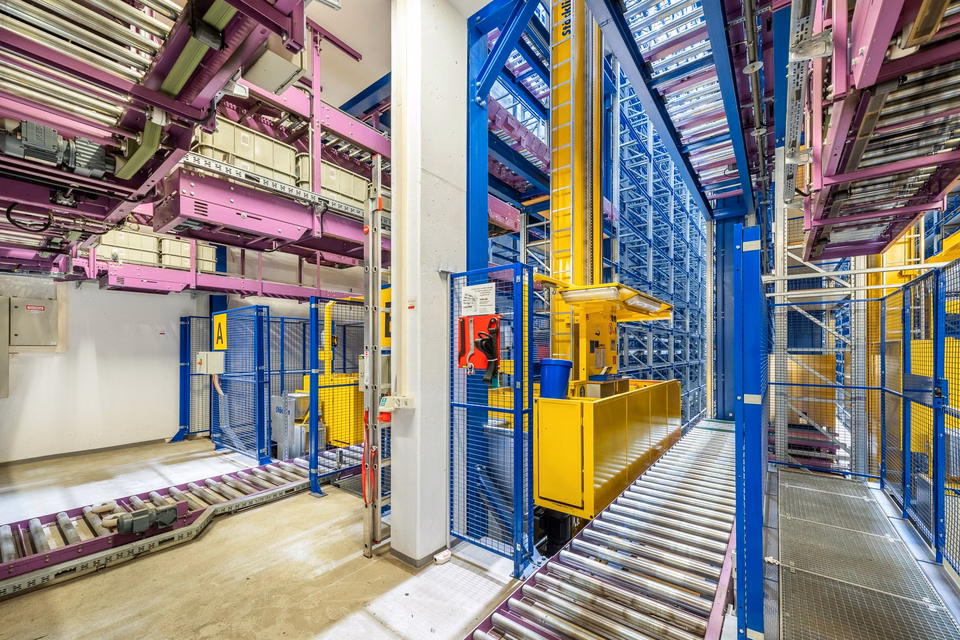 Semi-automatic high-bay warehouse with approx. 2'200 standard pallet spaces for long-term rent, Althardstrasse, 8105 Regensdorf, Zurich, CH